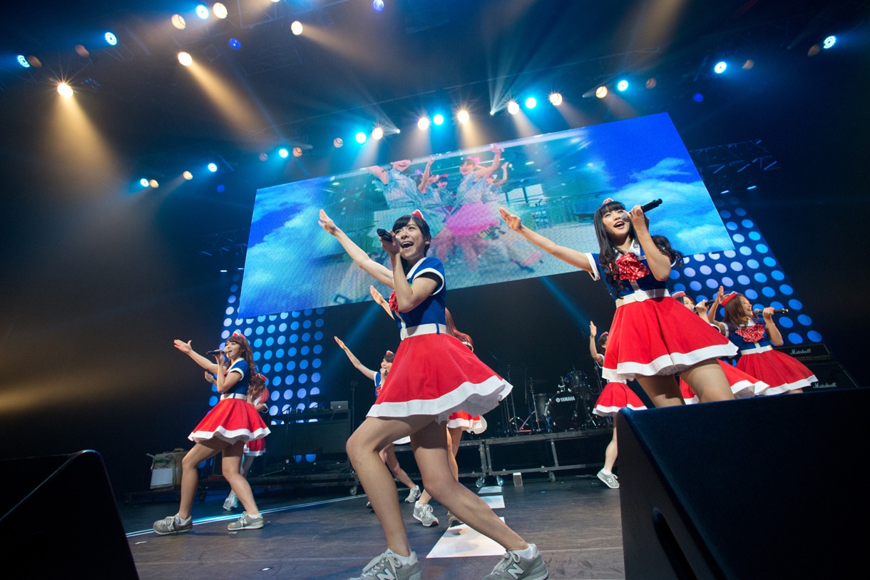 「PASSPO☆ 結成5周年 カウントUPツアーファイナル“PASSPO☆ 新年だよ！5周年とすこし便～全曲忘れず踊れるかな～”」フライトの様子。