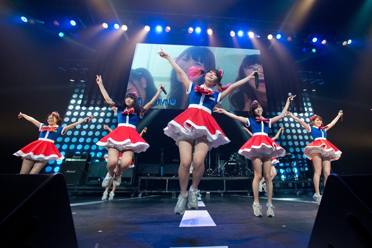 「PASSPO☆ 結成5周年 カウントUPツアーファイナル“PASSPO☆ 新年だよ！5周年とすこし便～全曲忘れず踊れるかな～”」フライトの様子。