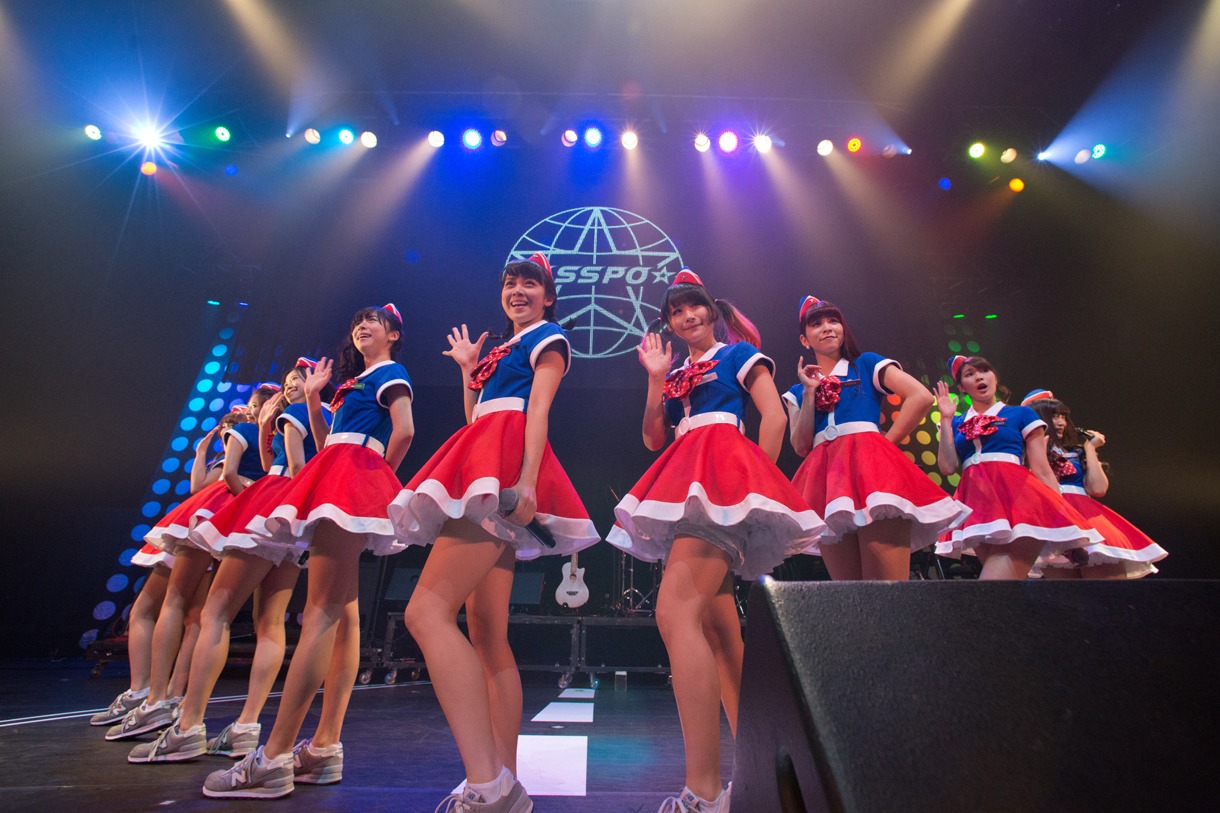 「PASSPO☆ 結成5周年 カウントUPツアーファイナル“PASSPO☆ 新年だよ！5周年とすこし便～全曲忘れず踊れるかな～”」フライトの様子。