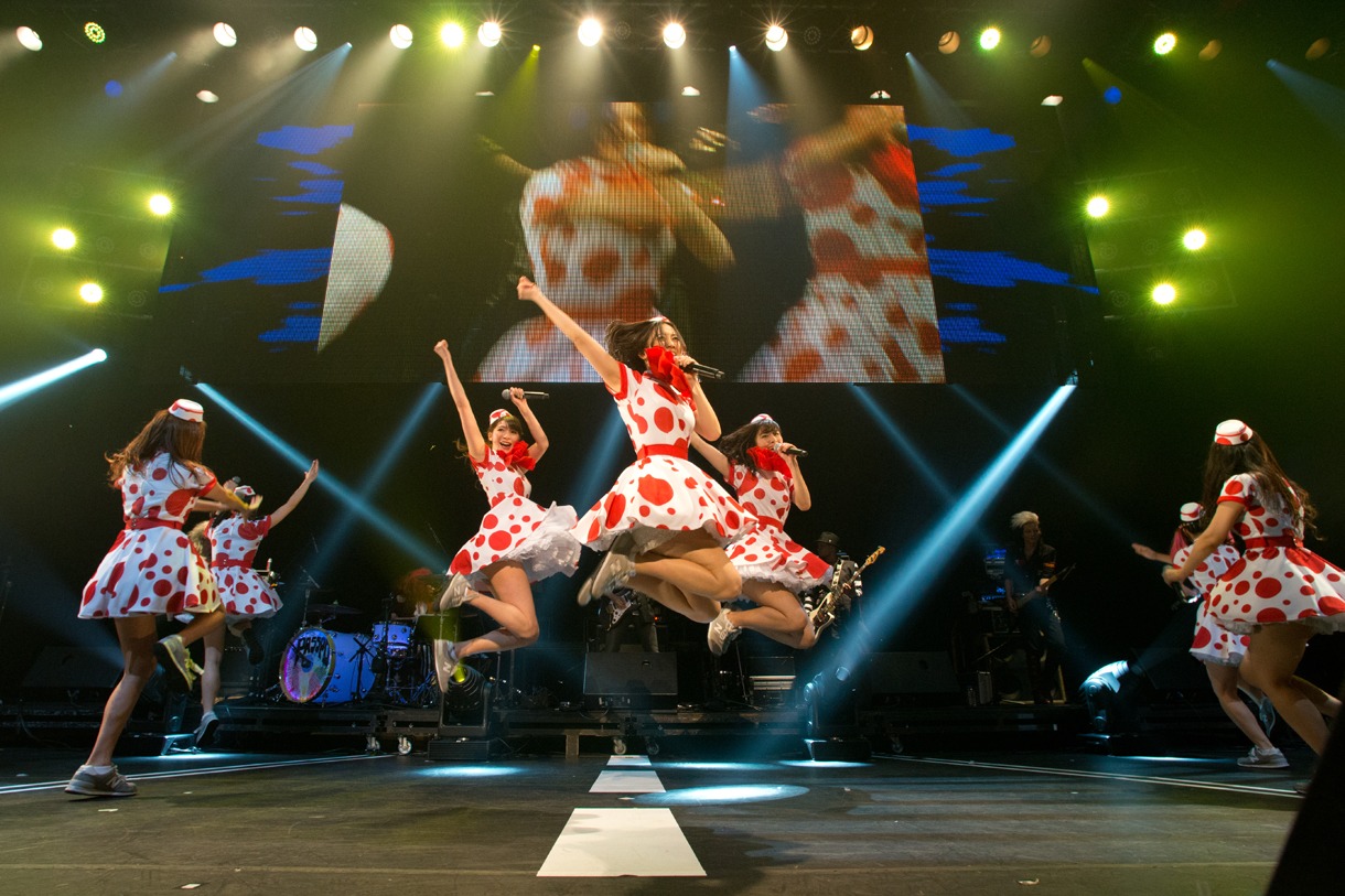 「PASSPO☆ 結成5周年 カウントUPツアーファイナル“PASSPO☆ 新年だよ！5周年とすこし便～全曲忘れず踊れるかな～”」フライトの様子。