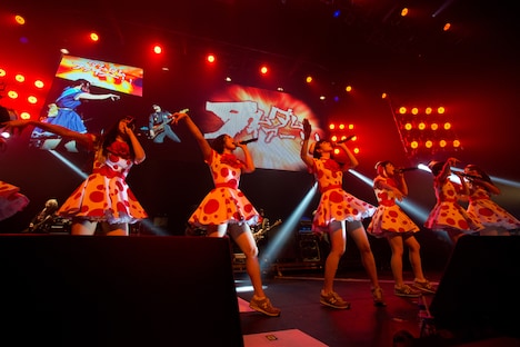 「PASSPO☆ 結成5周年 カウントUPツアーファイナル“PASSPO☆ 新年だよ!5周年とすこし便~全曲忘れず踊れるかな~”」フライトの様子。