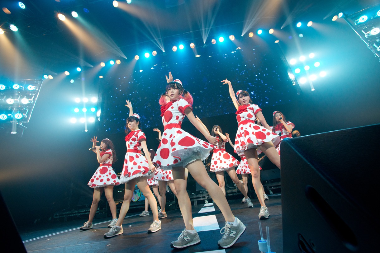 「PASSPO☆ 結成5周年 カウントUPツアーファイナル“PASSPO☆ 新年だよ！5周年とすこし便～全曲忘れず踊れるかな～”」フライトの様子。