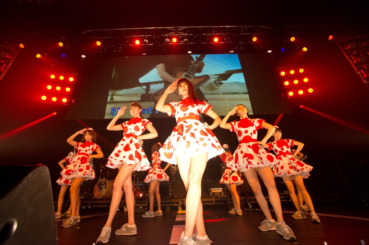 「PASSPO☆ 結成5周年 カウントUPツアーファイナル“PASSPO☆ 新年だよ！5周年とすこし便～全曲忘れず踊れるかな～”」フライトの様子。