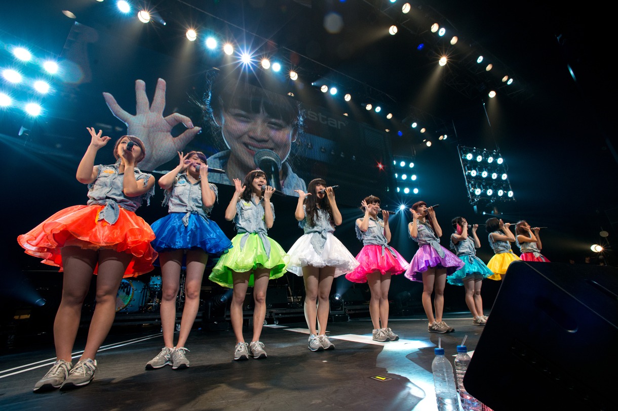 「PASSPO☆ 結成5周年 カウントUPツアーファイナル“PASSPO☆ 新年だよ！5周年とすこし便～全曲忘れず踊れるかな～”」フライトの様子。