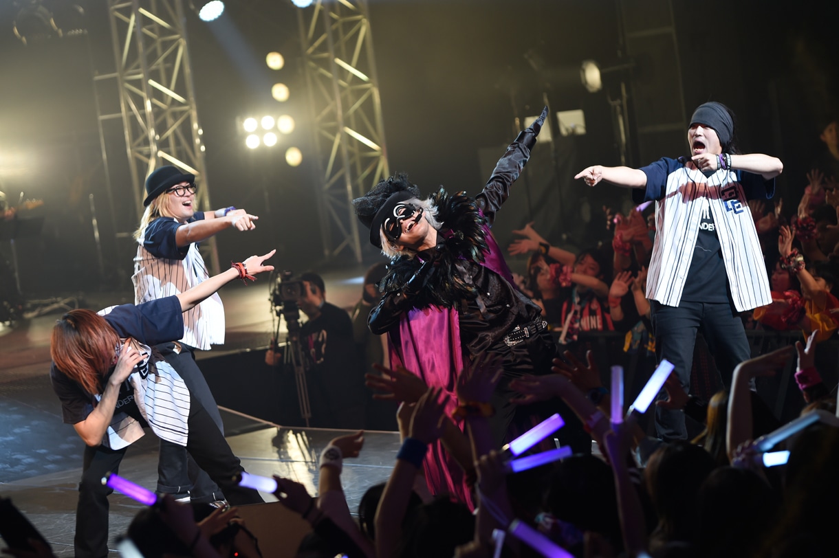 「EXIT TUNES ACADEMY FINAL COUNTDOWN SPECIAL 2014-2015」東京・TOKYO DOME CITY HALL公演の様子。