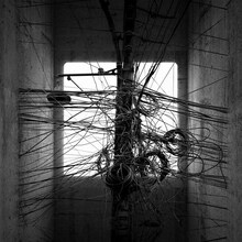 WHITE ASH「THE DARK BLACK GROOVE」初回生産分中面ジャケット