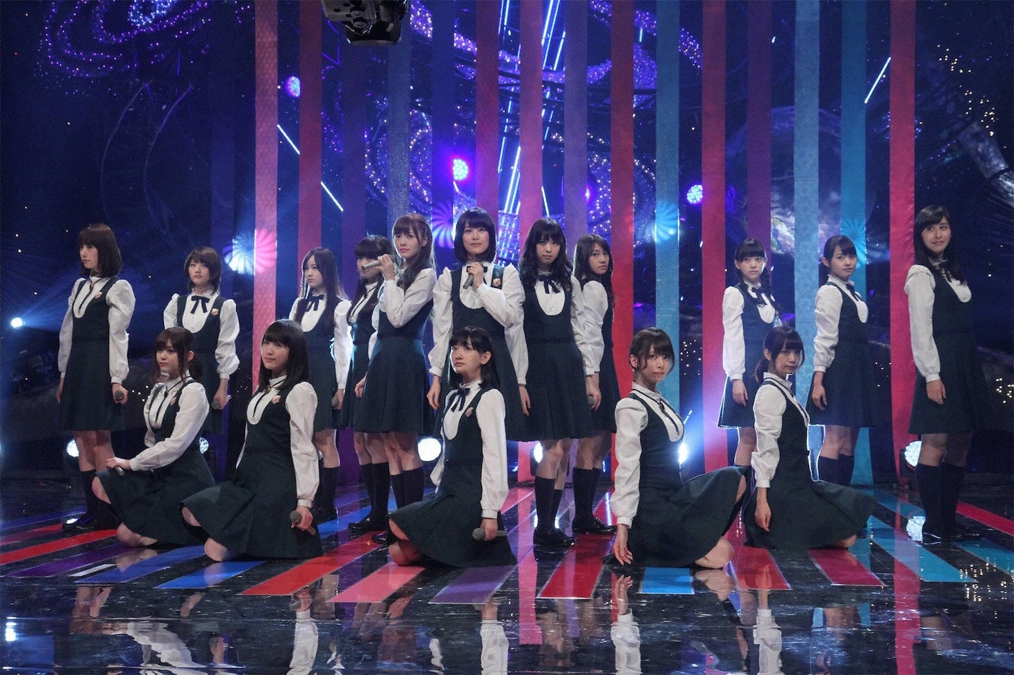 「音楽の時間～MUSIC HOUR～」収録での乃木坂46。(c)フジテレビ