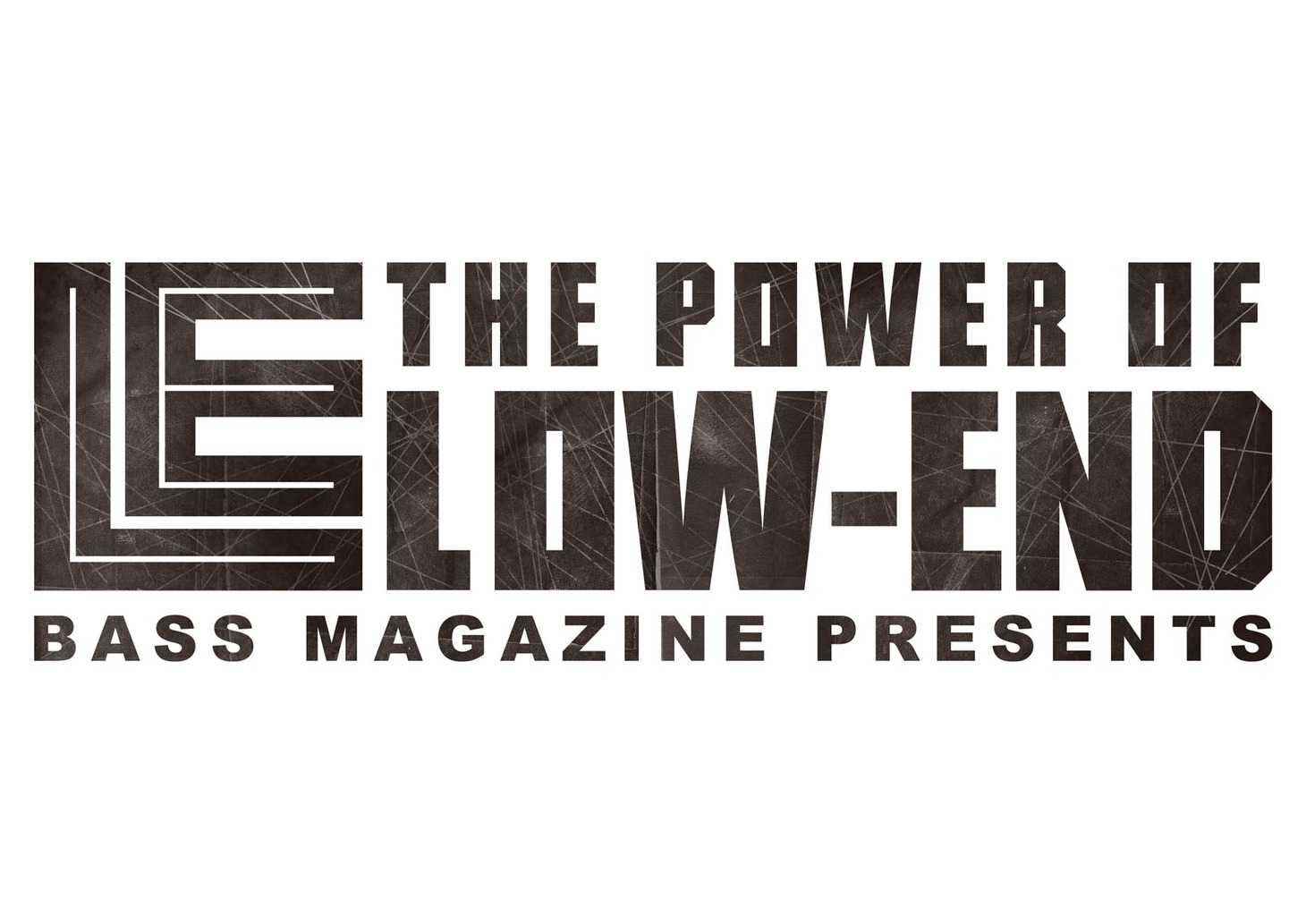 「Bass Magazine Presents The Power of Low-End」ロゴ