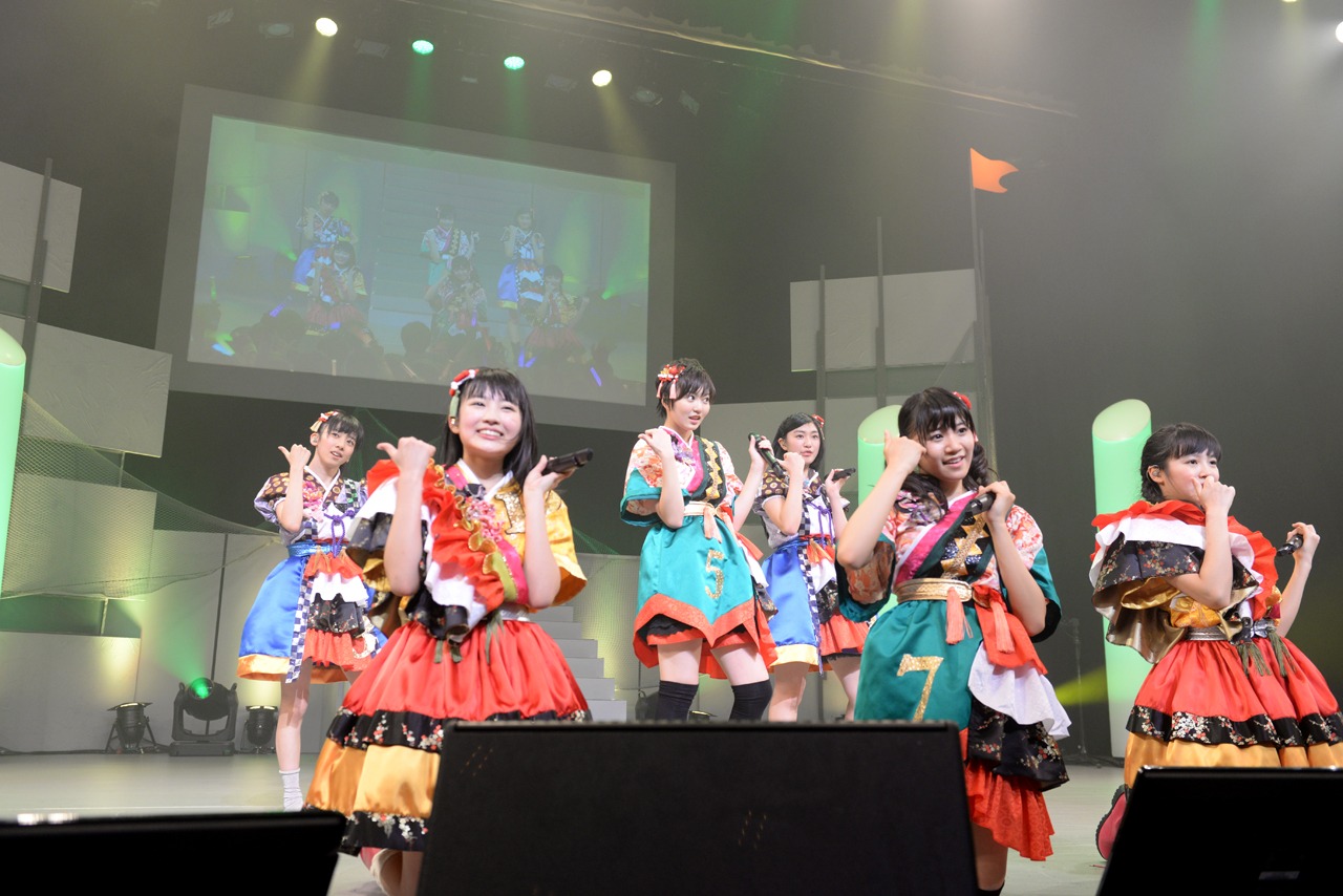 私立恵比寿中学「俺のエビ中ライブ」の様子。