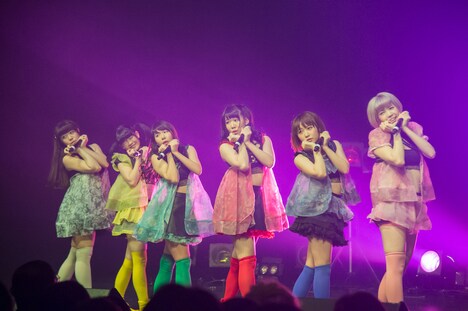 妄想キャリブレーションによるライブの様子。