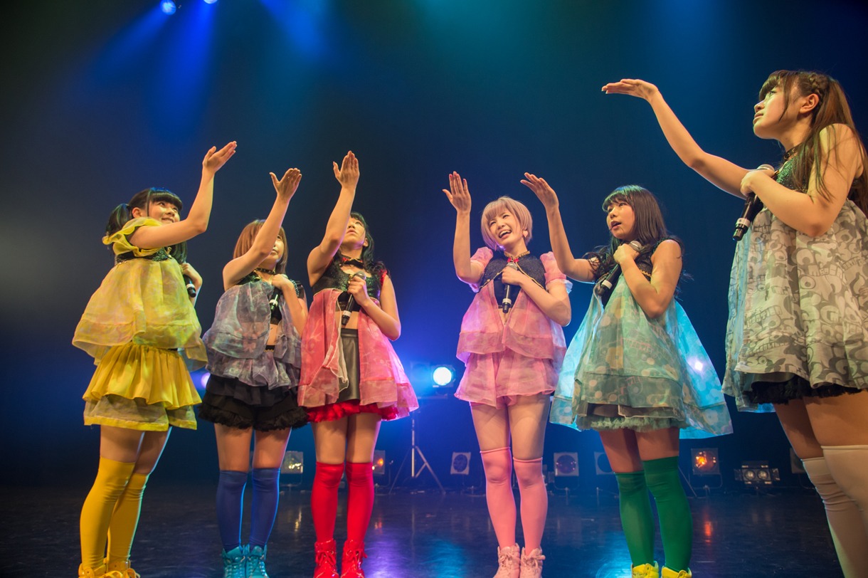 妄想キャリブレーションによるライブの様子。