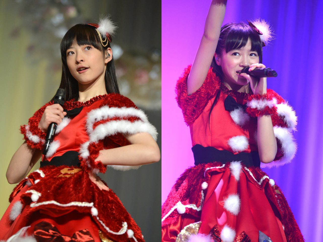 左から松野莉奈、中山莉子（ともに私立恵比寿中学）。