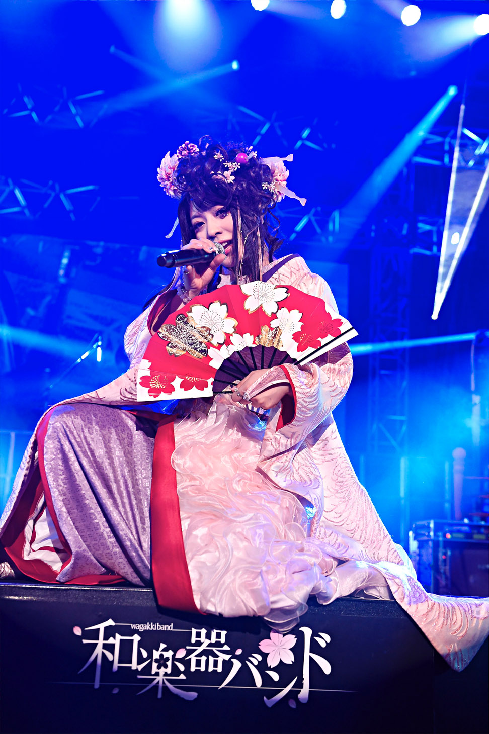 和楽器バンドの東京・渋谷公会堂公演の模様。
