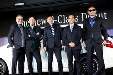 「The new B-Class プレス発表会」に登場したRIP SLYME。