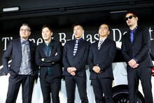 「The new B-Class プレス発表会」に登場したRIP SLYME。