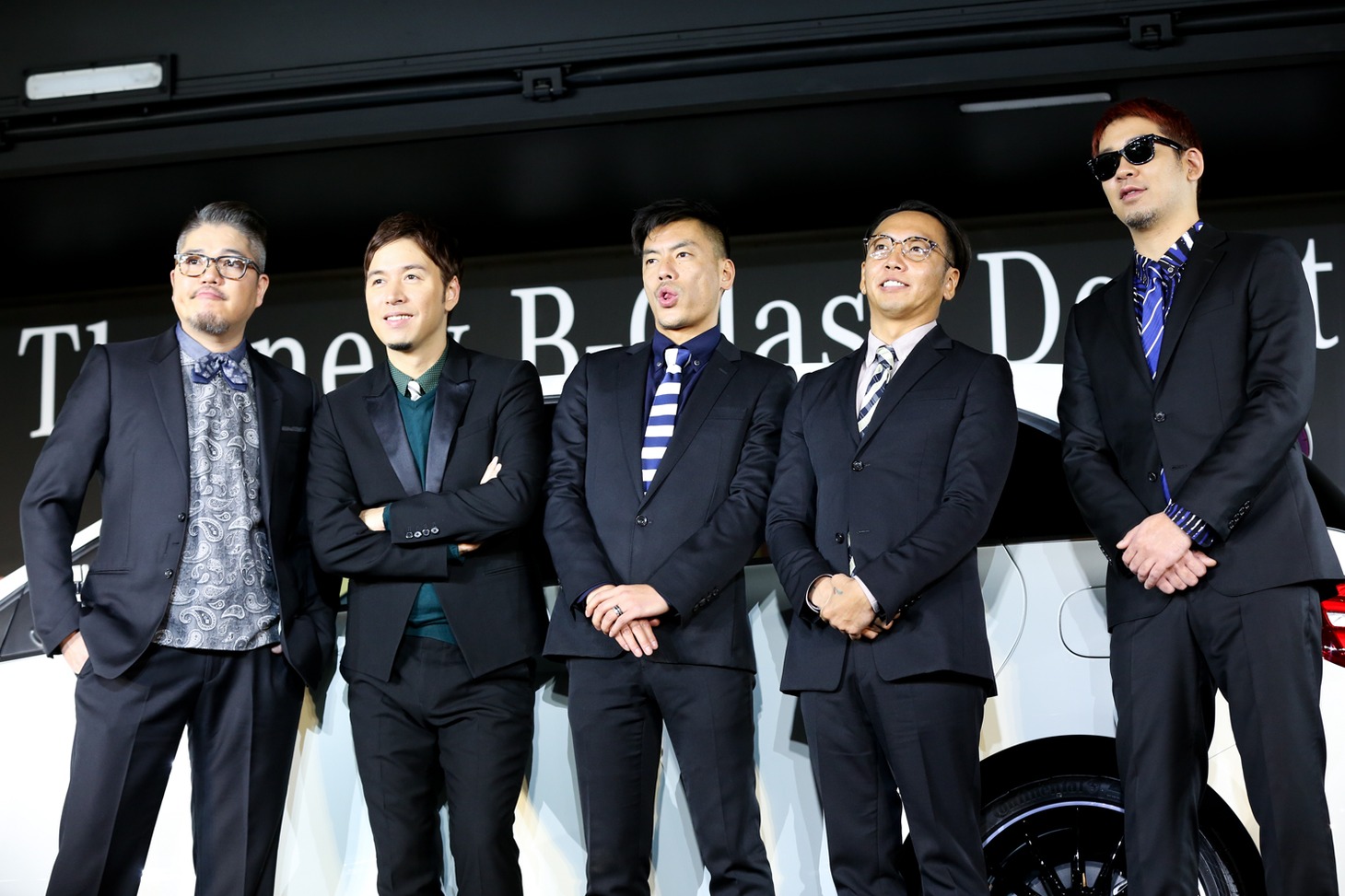 「The new B-Class プレス発表会」に登場したRIP SLYME。