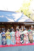 成人式を行った乃木坂46の新成人メンバー。