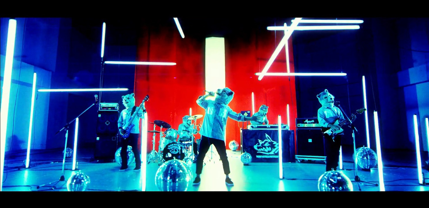 MAN WITH A MISSION「Seven Deadly Sins」のビデオクリップのワンシーン。