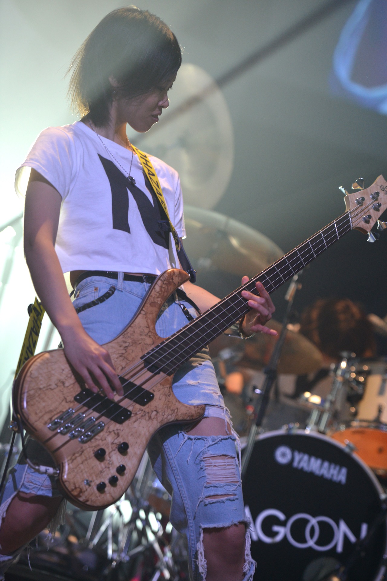 救急救命士でLAGOONのベース担当・NANA.。