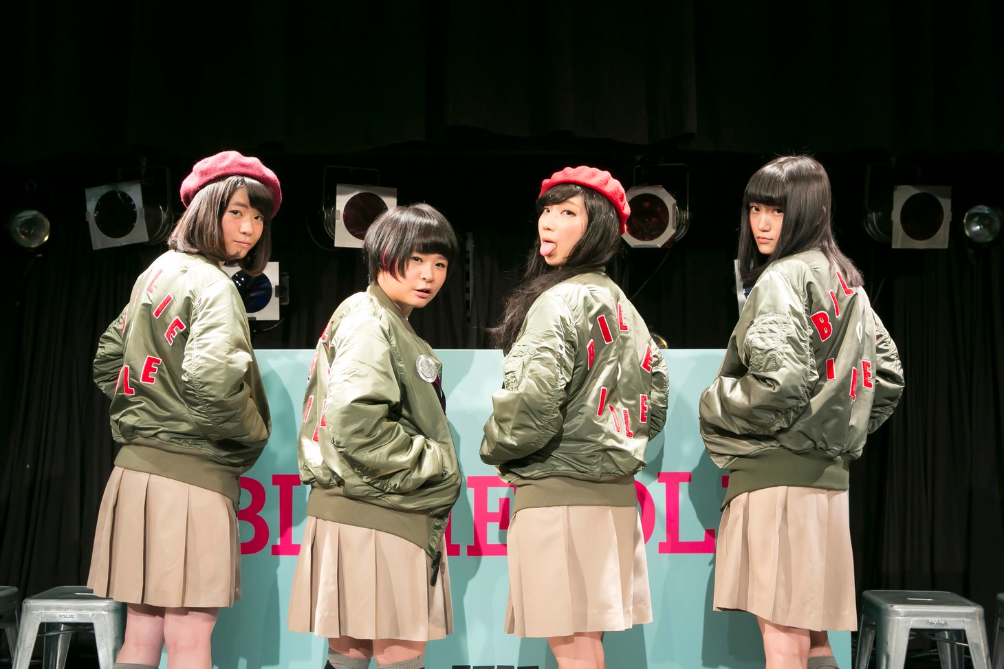 写真は今年1月に行われたファンクラブ向けお披露目ライブ「BILLIE IDLE LAUNCH SHOW」の様子。