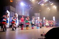 「また明日」を歌う私立恵比寿中学とチームしゃちほこ。