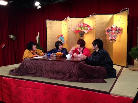 スペースシャワーTV「もぎもぎKANA-BOON」収録中の模様。