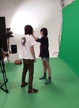 セプテンバーミー「君と宇宙でスリーアウトチェンジ」PV撮影中のワンシーン。