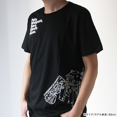 「攻殻機動隊ARISE“border:less experience” ロジコマ Tシャツ」見本。