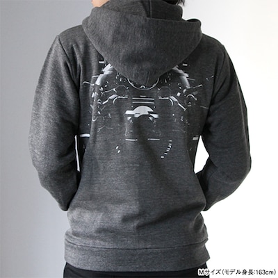 「攻殻機動隊ARISE“border:less experience” ロジコマ パーカー」見本。