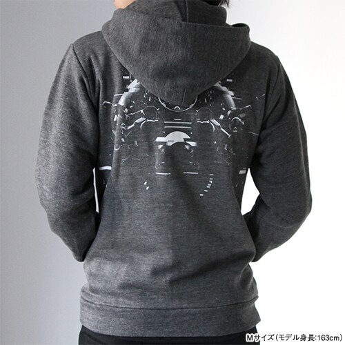 「攻殻機動隊ARISE“border:less experience” ロジコマ パーカー」見本。