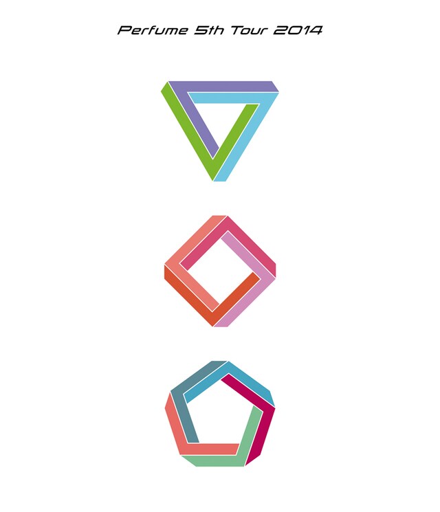 Perfume「Perfume 5th Tour 2014『ぐるんぐるん』」Blu-ray通常盤ジャケット