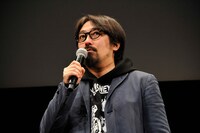 映画「味園ユニバース」完成披露試写会に登壇した山下敦弘監督。