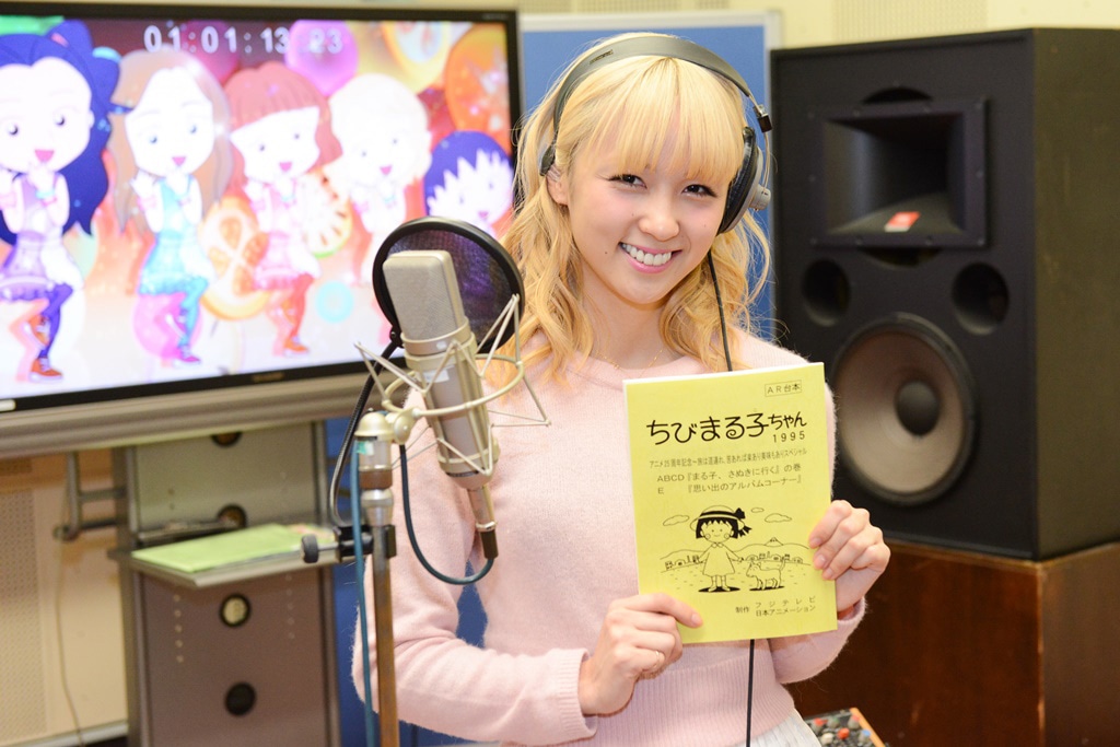 E-girlsのAmi。 (c)さくらプロダクション / 日本アニメーション (c)フジテレビ