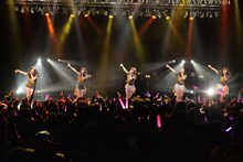 東京女子流「ザ・単ドク Vol.1」アンコールの様子。