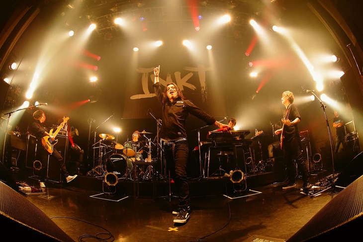 INKT「1st Live『the birth of INKT』」東京公演の様子。