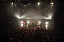 LUNKHEAD「10th ANNIVERSARY『一世一代のみかん祭り』」新木場STUDIO COAST公演の様子。（撮影：オオタシンイチロウ）