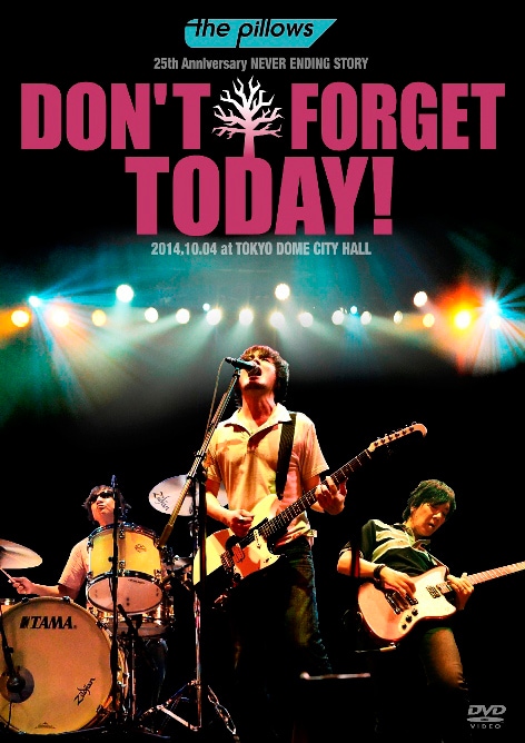 the pillows「the pillows 25th Anniversary NEVER ENDING STORY "DON'T FORGET TODAY!" 2014.10.04 at TOKYO DOME CITY HALL」DVD盤ジャケット