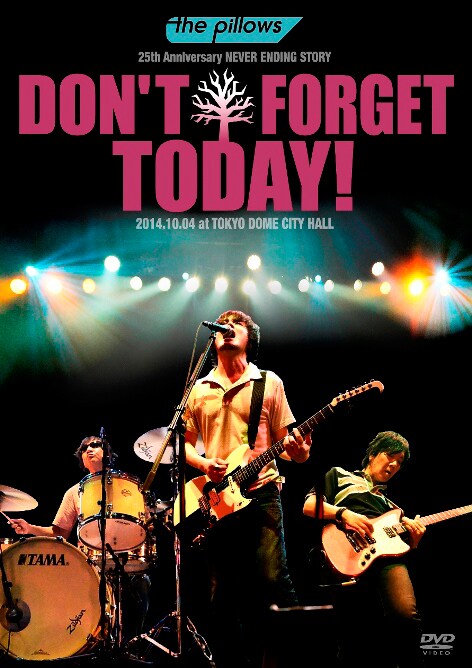 the pillows「the pillows 25th Anniversary NEVER ENDING STORY "DON'T FORGET TODAY!" 2014.10.04 at TOKYO DOME CITY HALL」DVD盤ジャケット