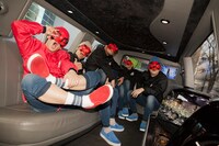 リムジンでくつろぐthis is not a business。