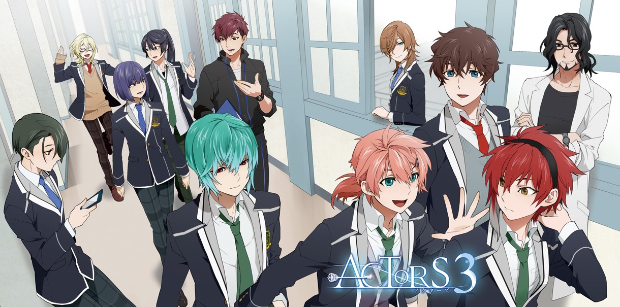 V.A.「EXIT TUNES PRESENTS ACTORS3」初回限定盤のジャケットイラスト。