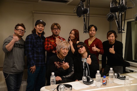 「スキマから聴こえてくるラジオSPECIAL～ドラマーだョ！なるべく全員集合！2015～」収録現場の様子。