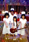 「fighting-φ-girls」のビデオクリップ撮影時の様子。