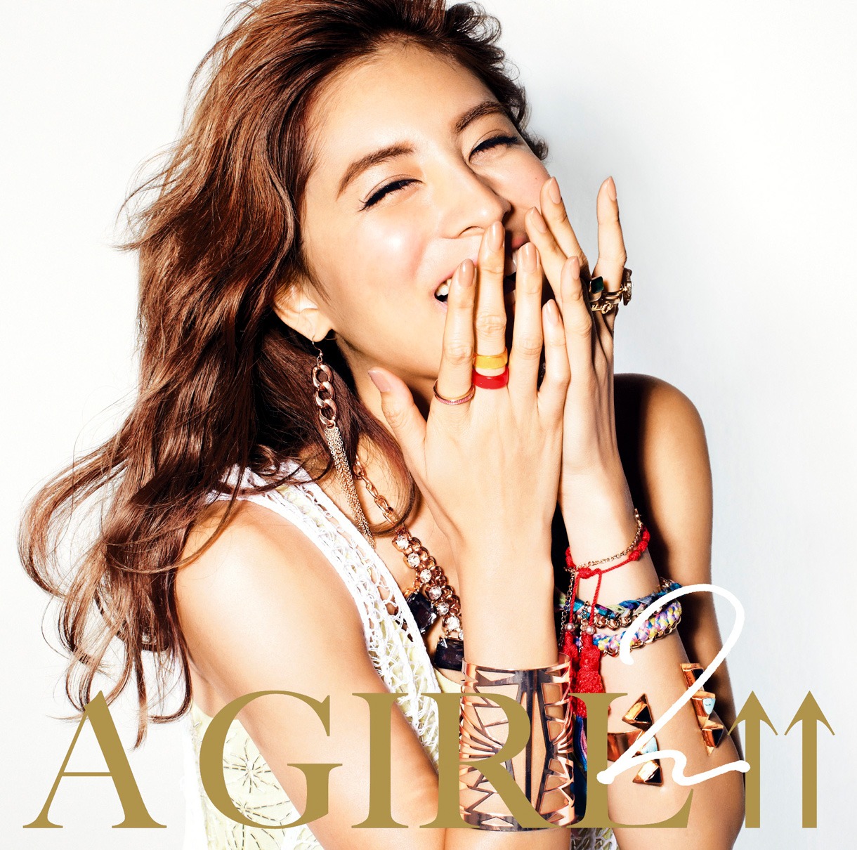 2013年12月発売の「A GIRL↑↑2 mixed by DJ和」ジャケット。