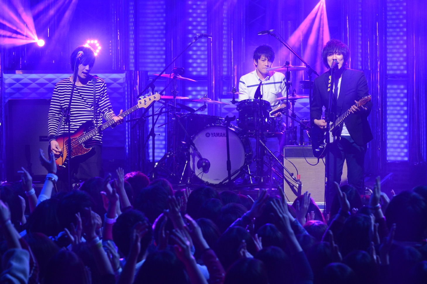 「LIVE MONSTER」でのback number。 (c)日本テレビ