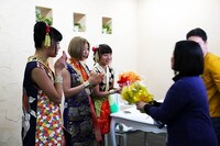 「大乱闘!! ドラゴンパレード」プレイムービー撮影時のワンシーン。