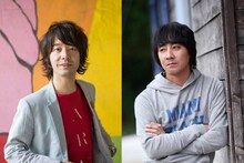 左から和田唱（TRICERATOPS）、山崎まさよし。