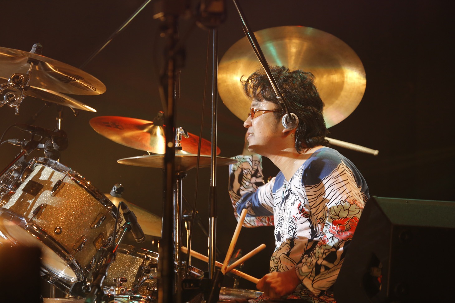 ナカジマノブ（Dr, Vo）（Photo by Yoshika Horita）