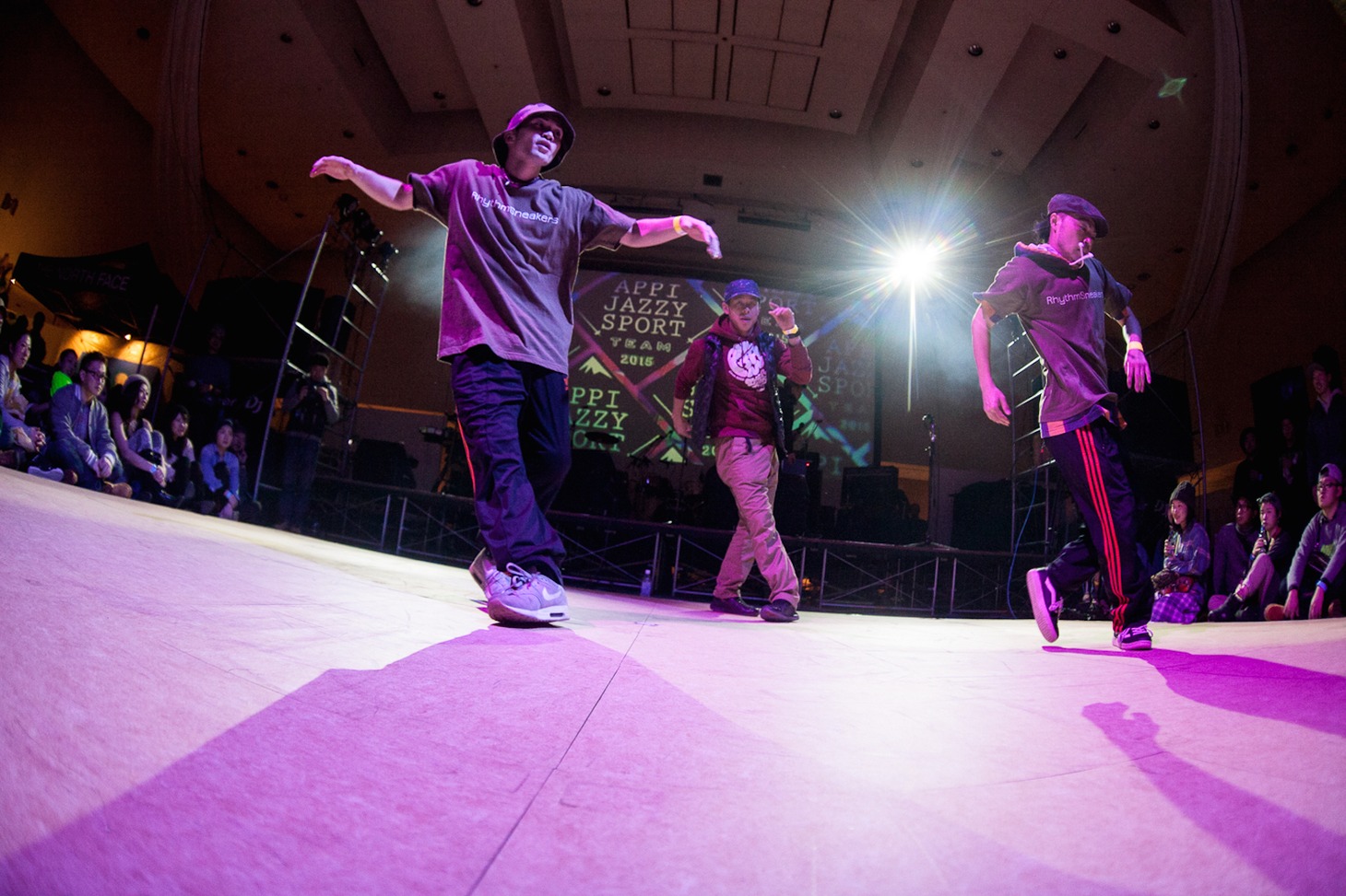 「APPI JAZZY SPORT -TEAM- 2015」ダンスパフォーマンス時の様子。（Photo by Takanori Tsukiji［STARSERVERCLUB］&Yasuhiro Orii）