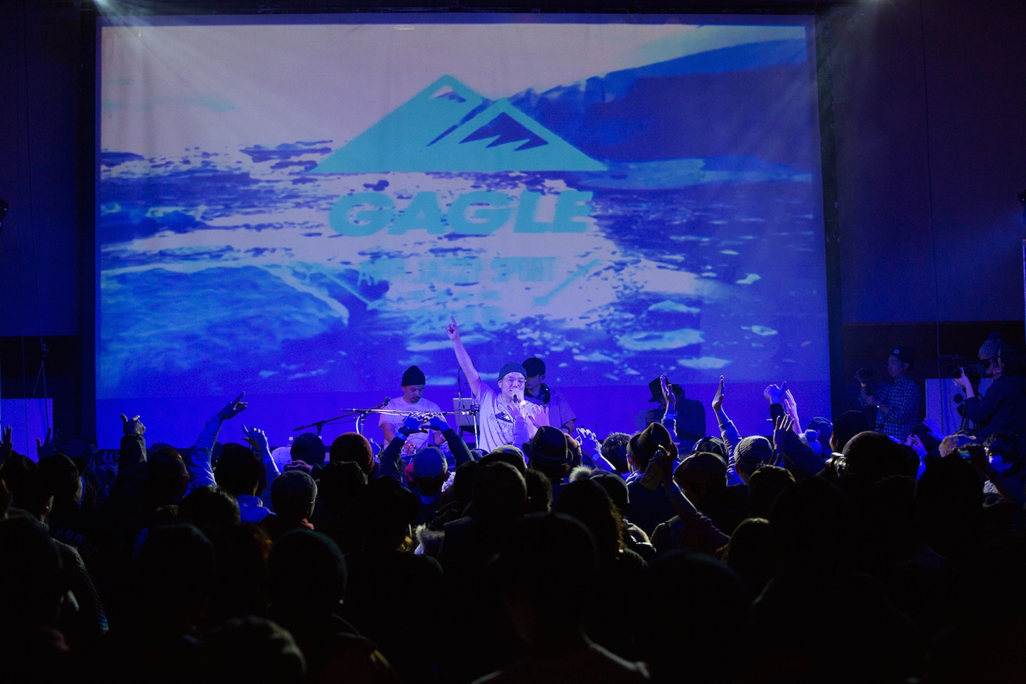 「APPI JAZZY SPORT -TEAM- 2015」でのGAGLEのパフォーマンスの様子。（Photo by Takanori Tsukiji［STARSERVERCLUB］&Yasuhiro Orii）