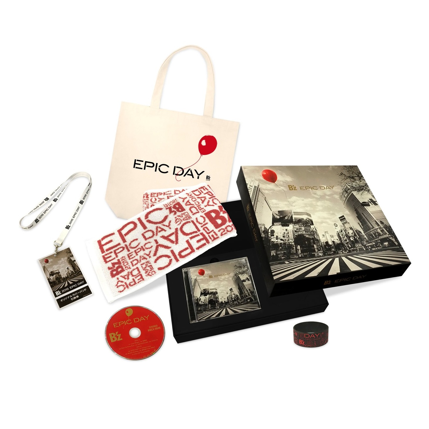 B'z「EPIC DAY」LIVE-GYM 2015盤パッケージ